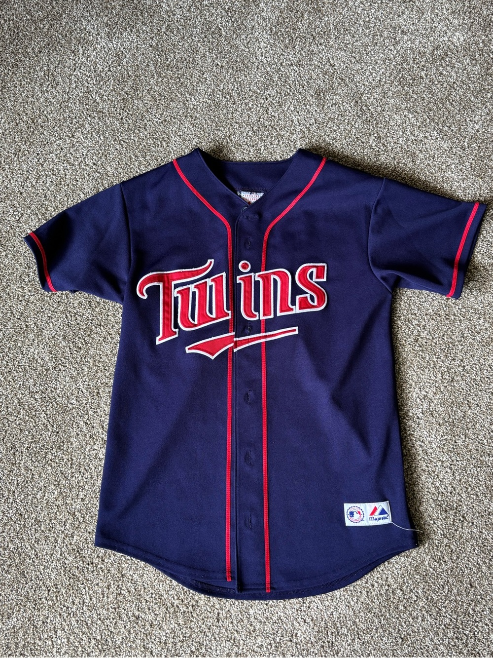 Minnesota Twins Navy Joe Mauer Baseball Jersey
